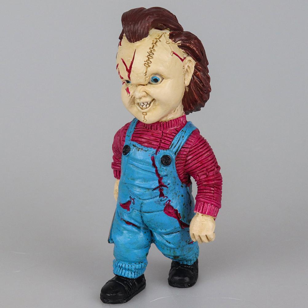 Chucky Horror Doll Resin Figure Halloween Decor