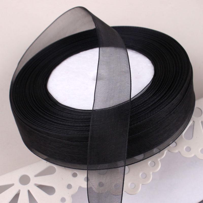 2cm Transparent Gauze Ribbon for Gift Boxes, Cake Decorations, Headbands, and Dance Streamers