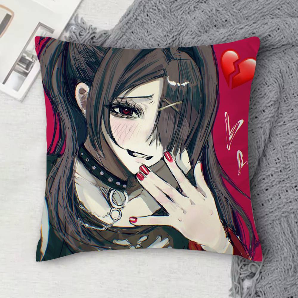 AAme Chan Needy Streamer Overload Doublesided Printed Square Decorative Cushion Cover for Sofa Living Room Home Decor