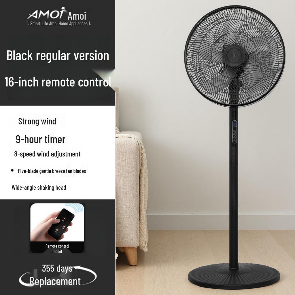 Ventilatore a Pavimento Xiaxin da 16 pollici - 8 Velocità, Telecomando Smart, Flusso d'Aria Ampio e Silenzioso