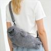 Fur Seal Plush Bag Cute Grey Seal Handbag Kawaii Sea Animal Crossbag Makeup Bag for Women White Seal Phone Bag Birthday Gifts