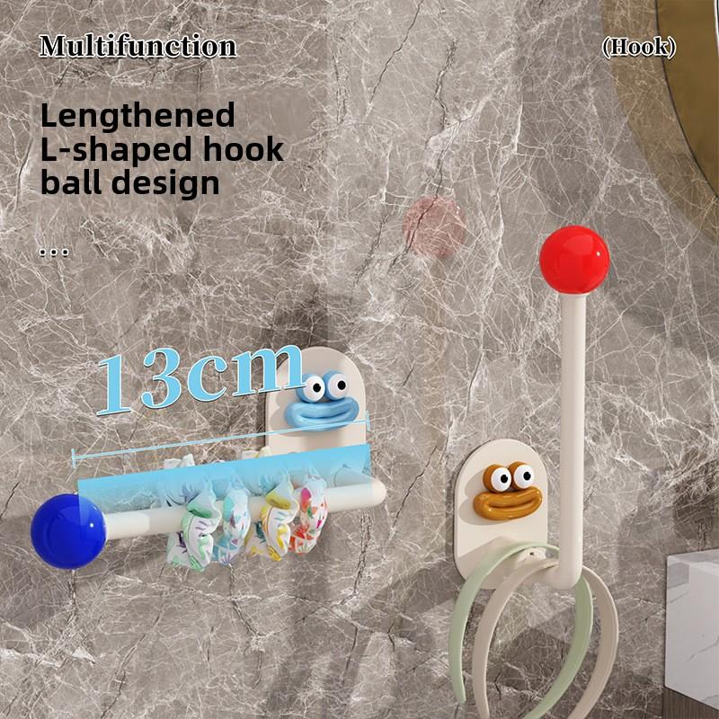 Niedliche Wurstmaul-Klebehaken, Cartoon-Badezimmer-Wandhaken, Starke klebrige Türhaken