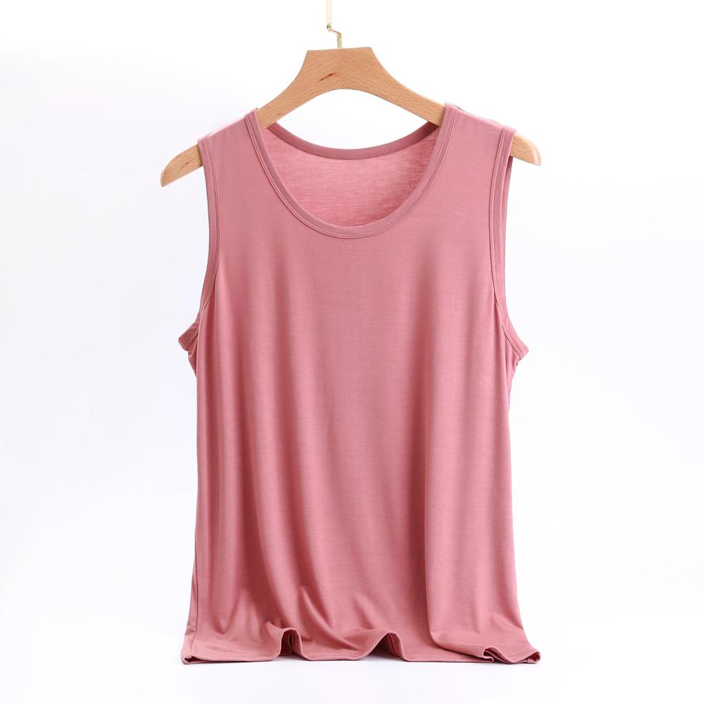 Pánské nadměrné velikosti Slim Fit modální tílko - Bez rukávů Letní sportovní základní vrstva Spodní tričko 2023