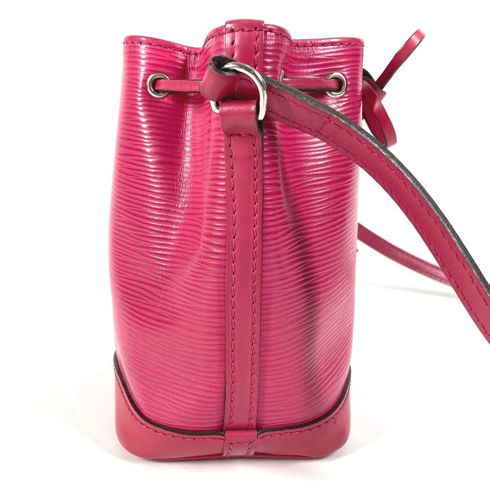 Louis Vuitton M42573  Epi Nano-Noe Crossbody drawstring pouch Shoulder Bag pink