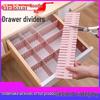 Adjustable Plastic Drawer Divider and Organizer for Underwear Storage