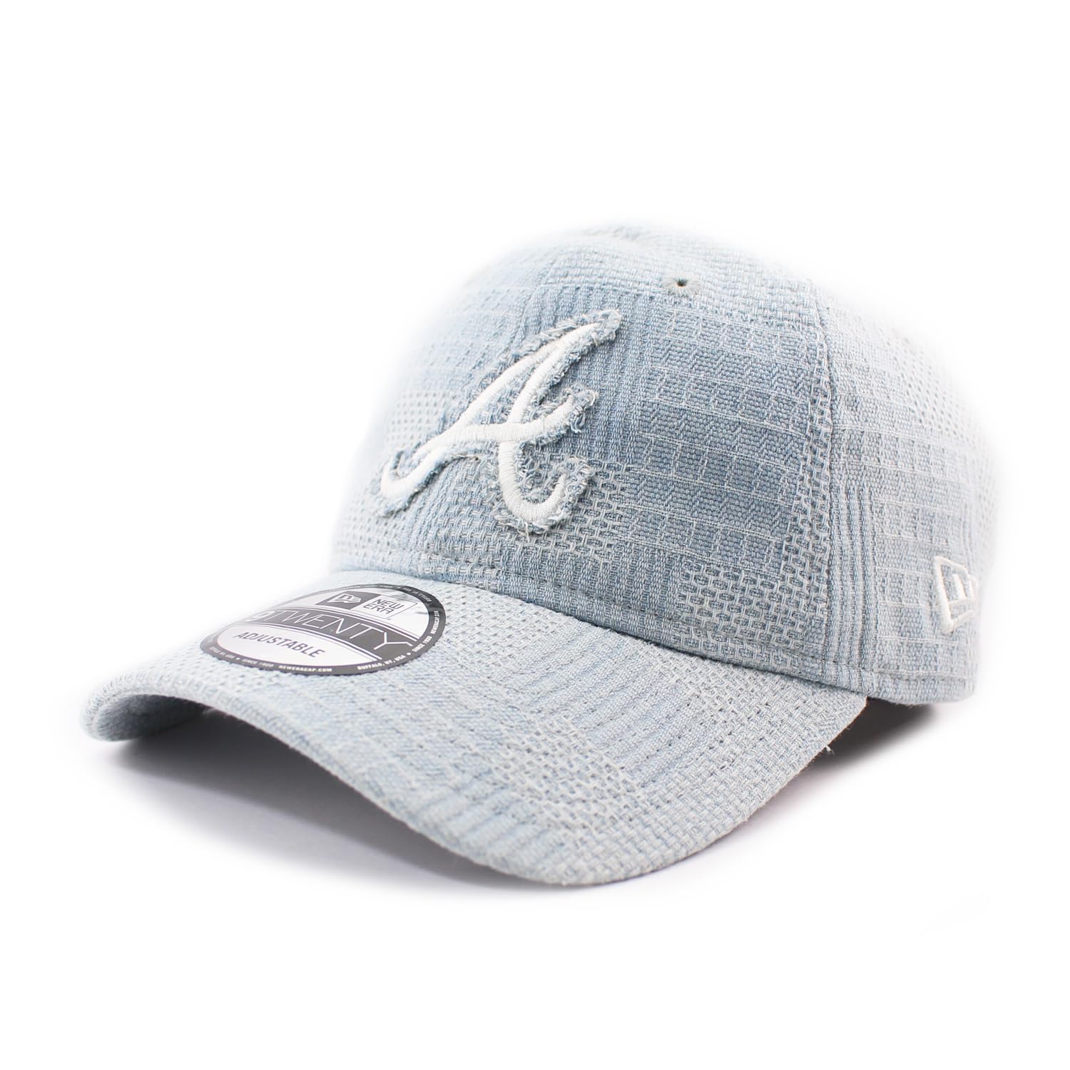 

[New Era] Кепка 9TWENTY с ремешком Atlanta Braves Патч MLB Джинсовая кепка с ремешком Светло-голубая Шляпа ATLANTA BRAVES 920 Низкий профиль [Б/у]