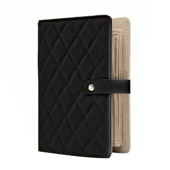 Travel Jewelry Organizer Case Waterproof Quilted Faux Leather Multi-Compartment Storage Bag Jewelry Storage Pouch