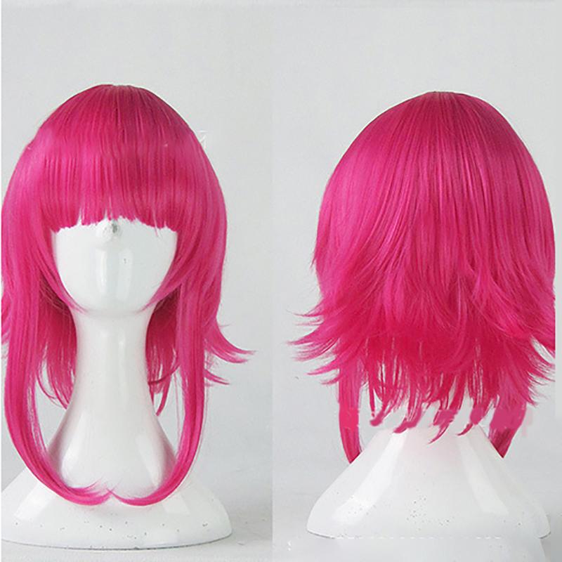 HAIRJOY Women VOCALOID GUMI Cosplay Wig Green Heat Resistant Synthetic Hair Medium Length Straight Costume Wigs