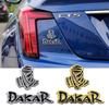 Dakar 3D Metal Off-Road SUV Car Body & Tail Emblem Sticker