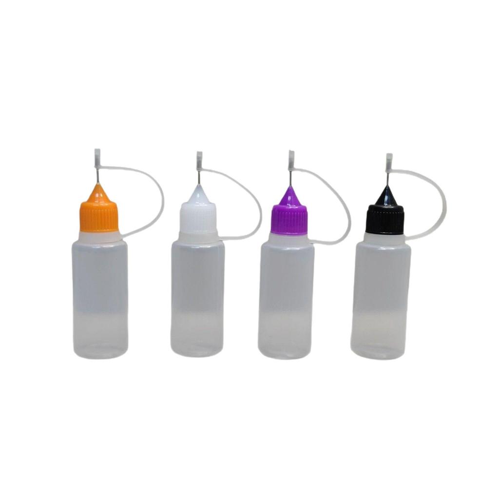 20ml LDPE Needle Tip Squeeze Bottle for Tattoo Ink/E-liquid - Light-proof, Soft, Plastic, Empty Tube