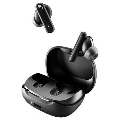 Boutons Officiels Skullcandy Store Sans Fil Bluetooth avec Profond Jusqu'à 20 Heures d'IPX4 Comprend un Autocollant Original Smokin' Earbuds, 5.2 Micro, Basses, Autonomie,