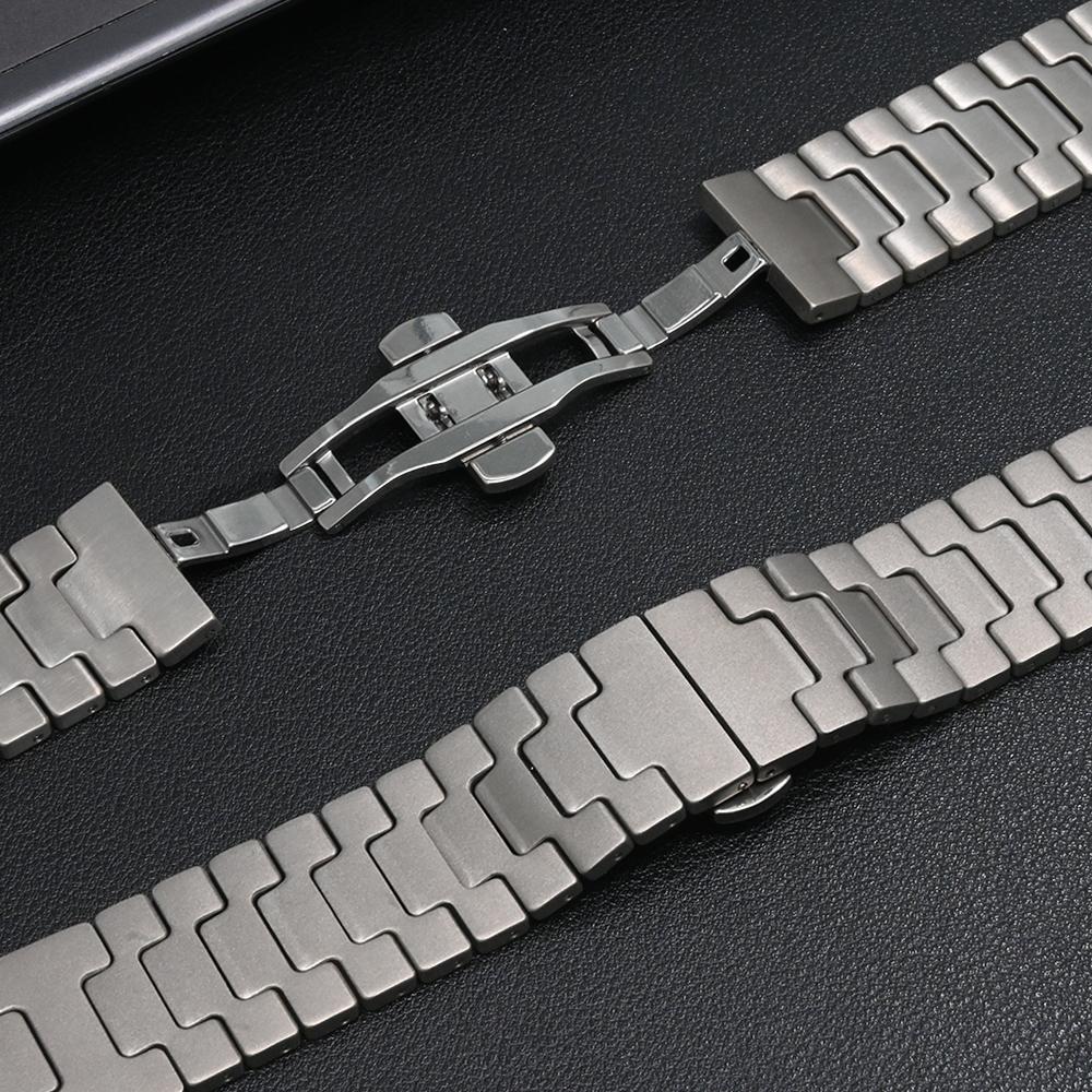 Titanium Band for Apple Watch Ultra 3 2 49mm Series 11 10 46mm Grand H Straps For Iwatch9 8 7 6 SE 45mm 44mm Luxury Men Bracelet