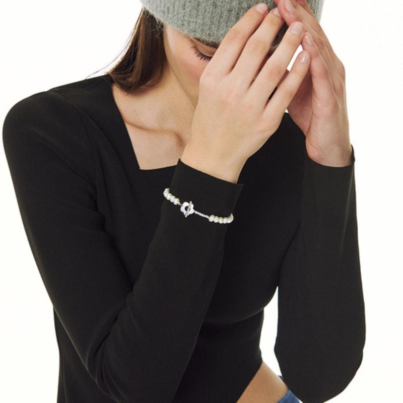 

GOCORI FLOWER TOGGLE PEARL BRACELET FREE