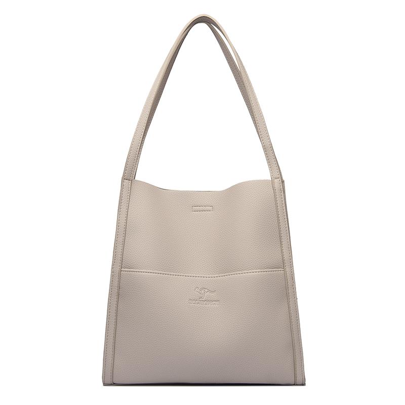 Borsa a tracolla da donna in vera pelle 3 scomparti borse a spalla femminili di alta qualità