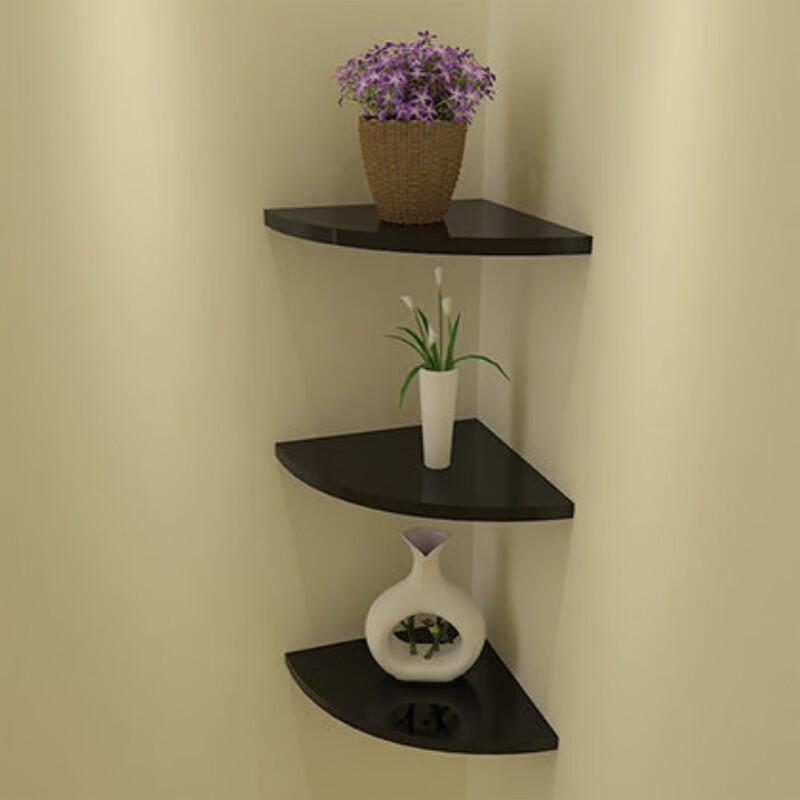 Triangular Wall Corner Shelf