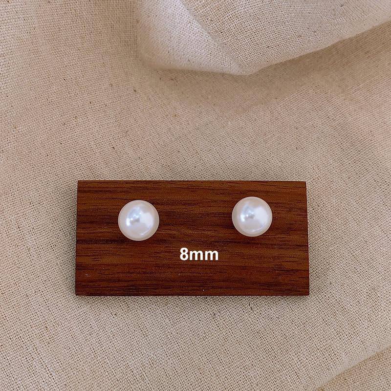 2025 Silver Needle Zircon Pearl Earrings: French Retro Light Luxury Studs for Women