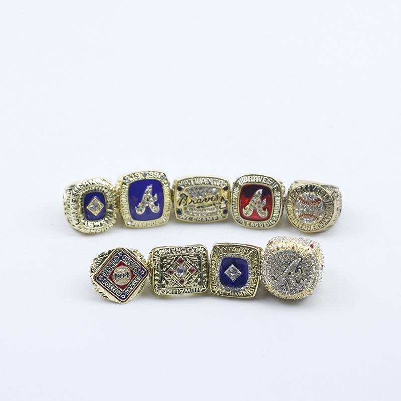 Atlanta Braves 2022 MLB Championship 9-Ring Set Size 11