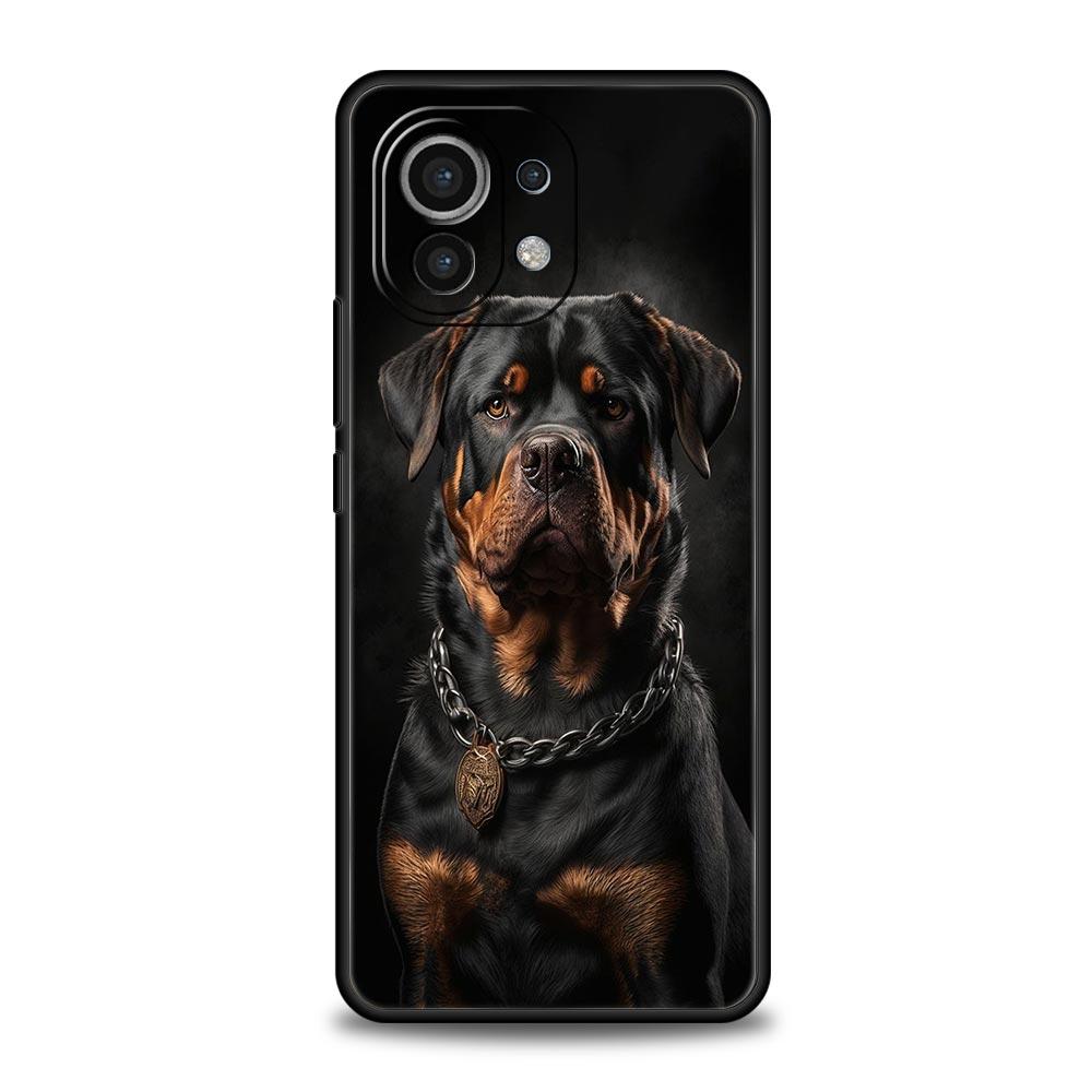 Rottweiler Dog Phone Case For Xiaomi Mi 17 15T 15 14 14T 13T 12T Pro 12 13 Lite 5G 11T Poco X6 X7 X5 Pro Soft Cover