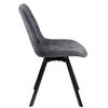 LAPO Swivel Chair Upholstered In Light Beige Fabric