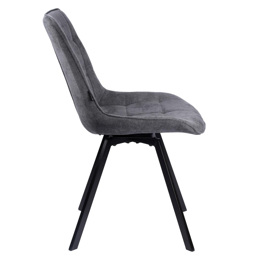 LAPO Swivel Chair Upholstered In Light Beige Fabric