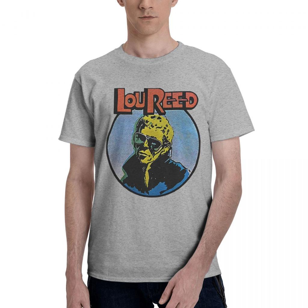 Lou Reed Signature 100 Cotton Casual Breathable Confortable Manga Funny Ugus TShirts Funny Gift