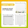 Sticky Notes Holder with Stencil Dispenser Desk Organizer Self Sticks Notepad for Dorm
