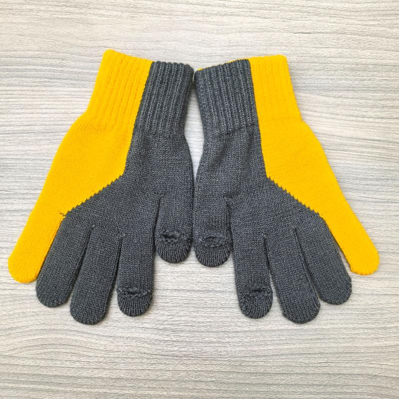 

Перчатки с сенсорным экраном в корейском стиле, цветные, без пальцев, милые вязаные, на флисовой подкладке, толстые, теплые, зимние, ветрозащитные A1
