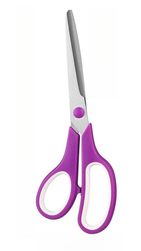 1PC Sewing Craft Scissors Multipurpose Heavy Duty Sharp Paper Scissors, Universal Stainless Steel Scissors for Home Office Student Teacher Supplies