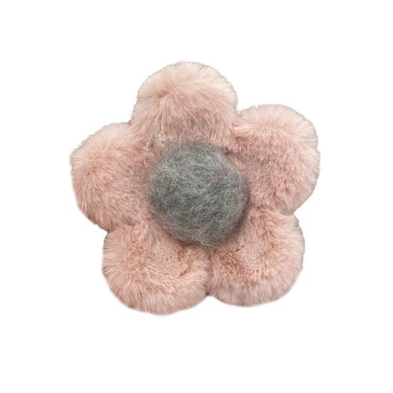 Haarkralle Plüsch Blume Form Haarspange Hinterkopf Haarklammer Leichtgewicht Damen Haarstyling-Werkzeug Haaraccessoires