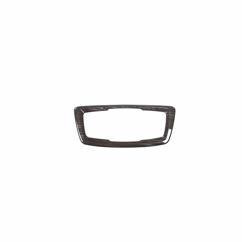 Fit For BMW X1 F48 2016-2022 Black Wood Grain Function Control Button Frame Trim