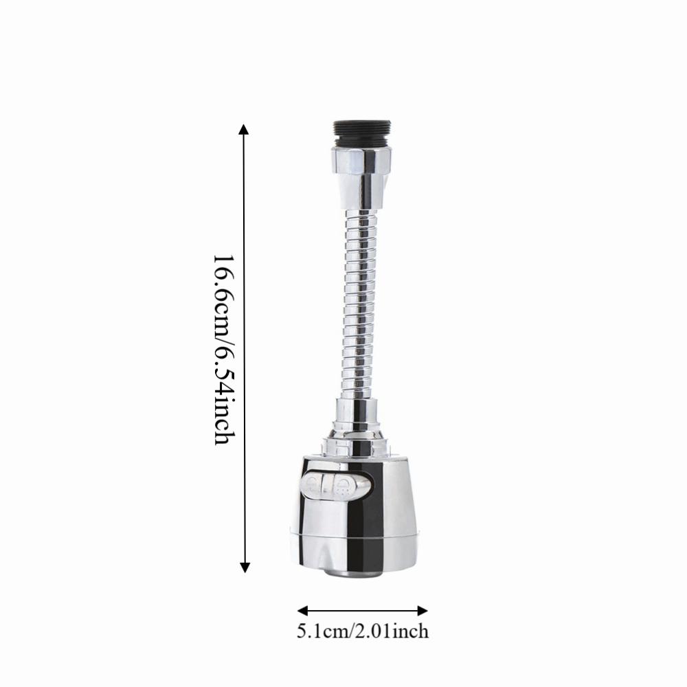 Adjustable Flow Universal Fit Tap Sprayer Booster Filter Type Water Filter Rotatable Extendable Water Saving Device Water Saving