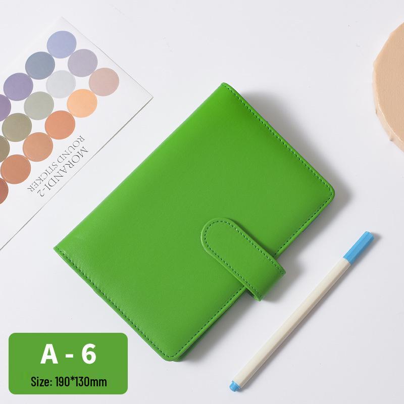 Macaron Minimalist Loose-Leaf Notebooks: A5, A6 Travel, and A7 Pocket Korean Creative Stationery Budget Books