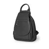 Solid Genuine Leather Women's Backpack: Fashionable, Casual, Lightweight, Multifunctional for Commuting and Travel