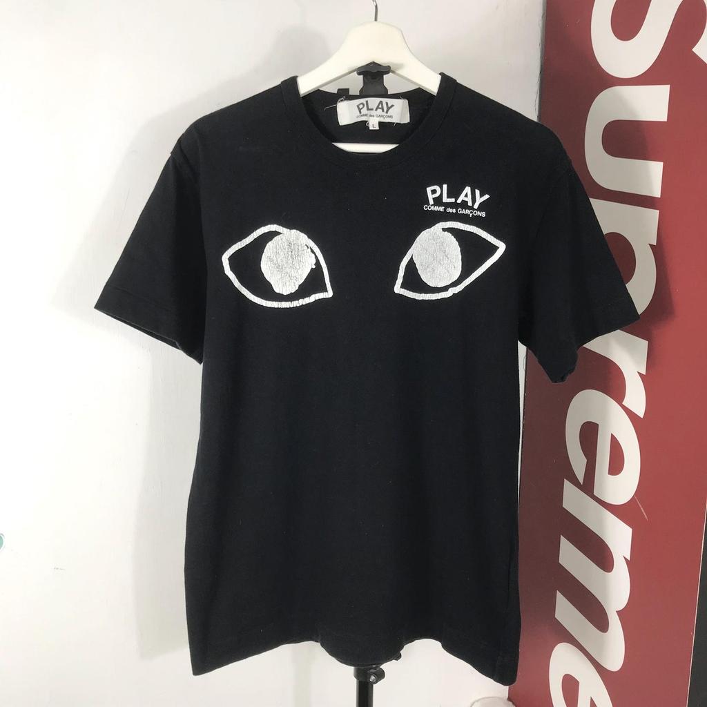 Vintage 00er Jahre Comme des Garçons Hemd / Comme Des Garcons Play Love Logo T-Shirts Größe L