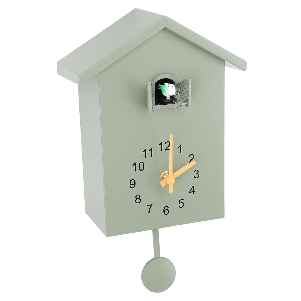 Bird House Wall Clock Bird Voice Call Nordic Bird House Wall Hanging Clock for Bedroom Living Room