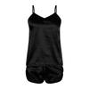 Damenmode Locker geschnittenes trägerloses ärmelloses Oberteil und Shorts Set Lässiges Pyjama-Set