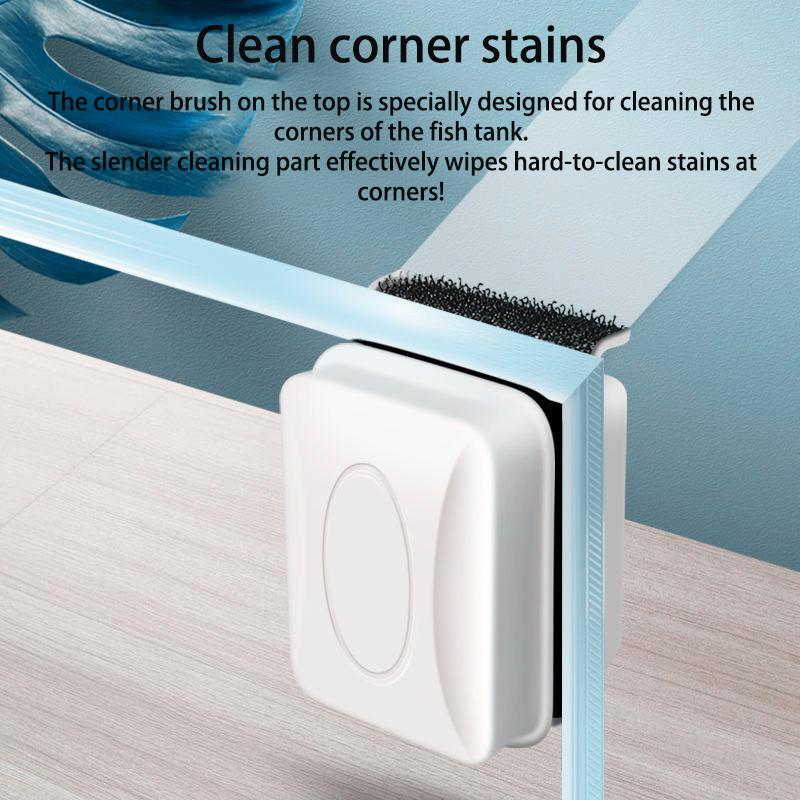Fish Tank Magnetic Brush Aquarium Fish Tank Glass Aquarium Cleaner Super Magnetic Mini Stain Clean Brush Aquarium Cleaning Tool