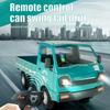 1/16 Remote Control Van Truck 2.4G 5CH Mini RC Car Children Toys Radion Controlled Ice Cream Trucks Transport Cars with Lights