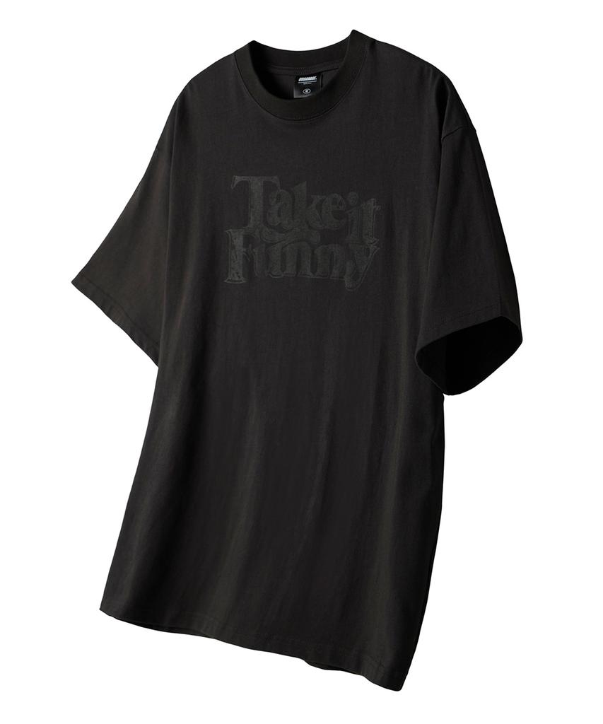 URBANAGE [2Pack] Take It Funny Vintage Oversized Short Sleeve (4 Colors) (Type A)