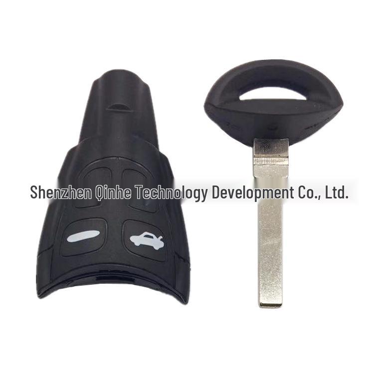 Saab 4-Button Smart Key Shell Replacement