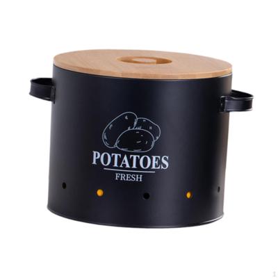 Food Container for Onion And Garlic, Pantry Organizer Vegetables