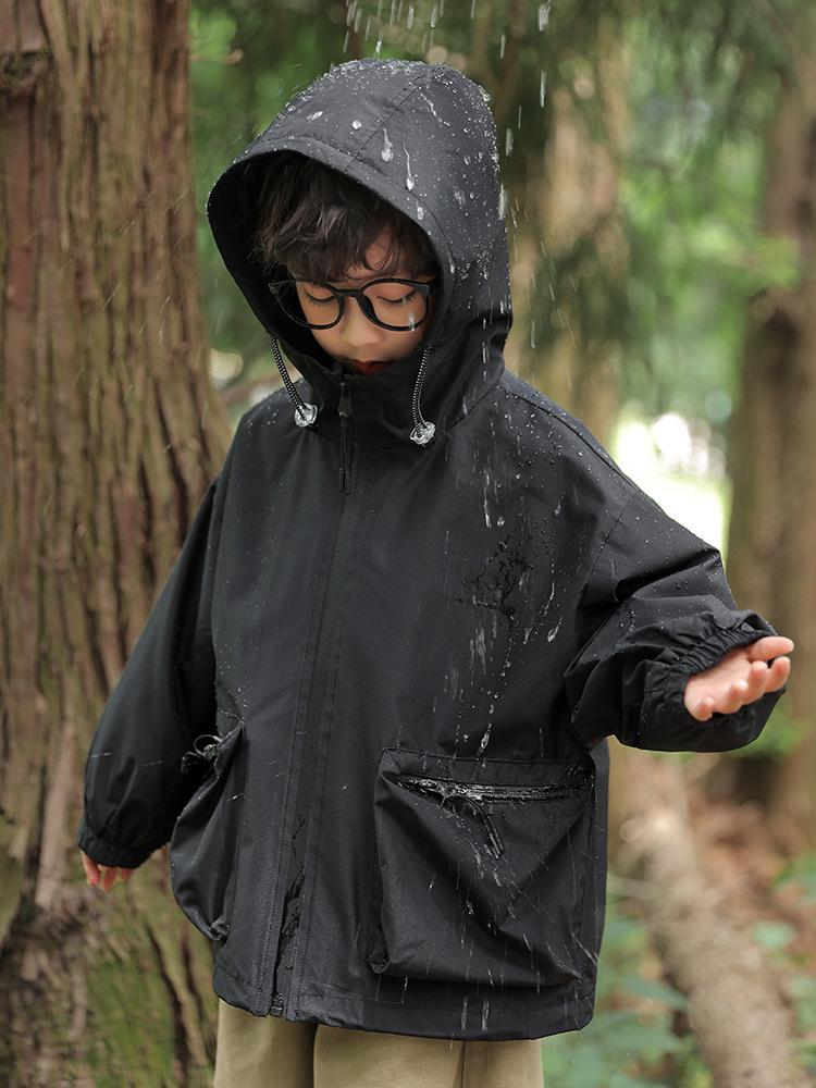 2025 Frühling/Herbst Kinder Wasserdichte Windjacke für Jungen - Outdoor Bergsteigerstil