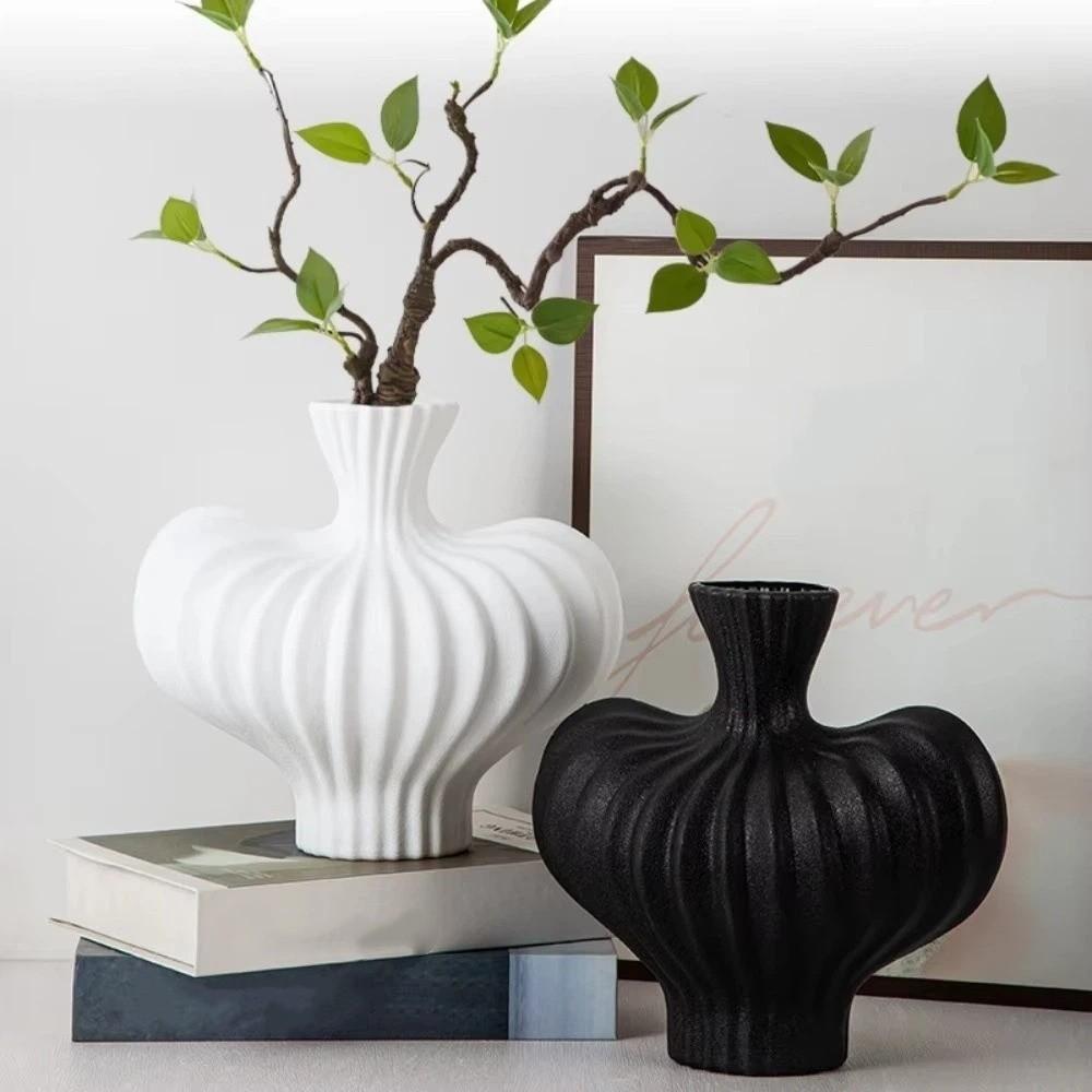Nordic Style Plastic Vase Minimalist Hydroponic Flower Vase  Living Room Decor