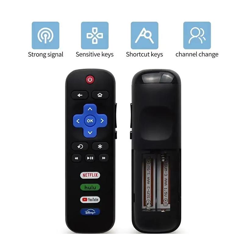 RC280A Replacement Remote Applicable for TCL Roku/Hisense Roku/Onn Roku/Philips Roku TV 55UP120 32S4610R (Not for Stick and Box)