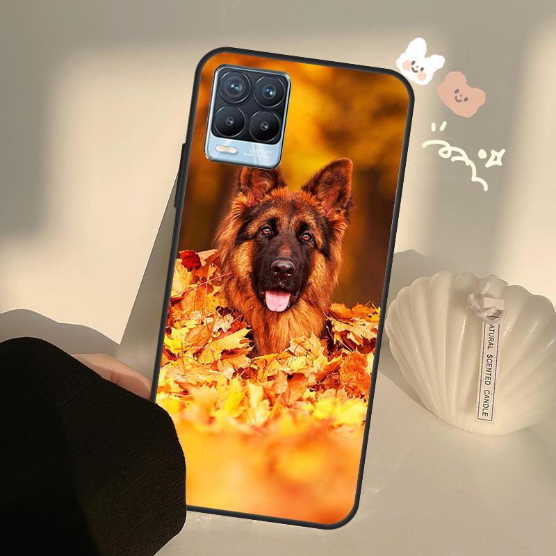 

German Shepherd Dog Case For Realme C71 C63 C61 C55 C51 C53 C25 C65 C67 C75 11 12 13 14 15 Pro Plus GT6 GT7 Pro Realme C75 4G