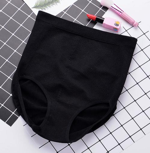 Seamless Hollow Out High Waist Shaping Panties Tummy Control Underwear Breathable Lightweight Design Comfortable Fit