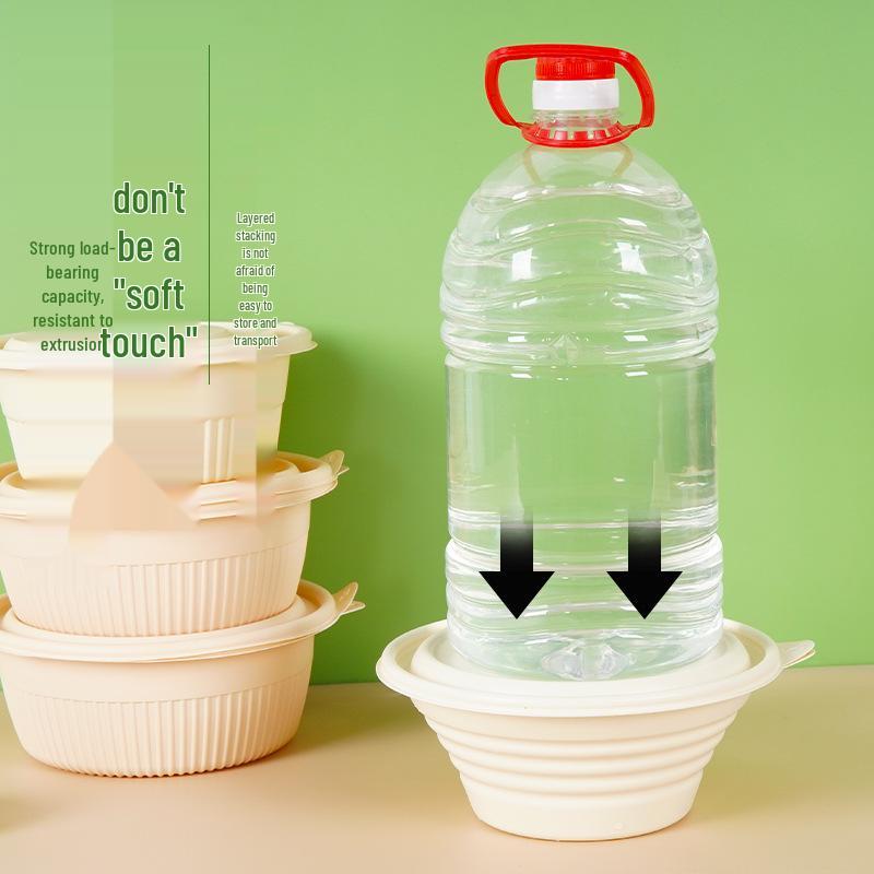 Eco-Friendly Biodegradable High-Temperature Resistant Corn Starch Bowl