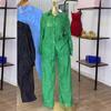 Jacquard Shirt and Wide Leg Pants Set, Elegant Two-Piece Outfit for Women
