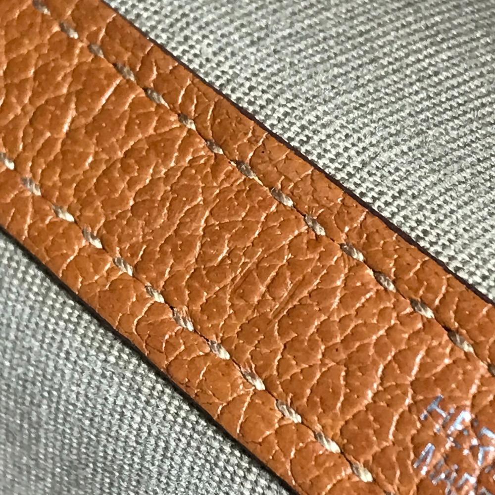 Hermes Gartenparty 36 PM Handtasche Umhängetasche Tragetasche Negonda / Canvas Orange