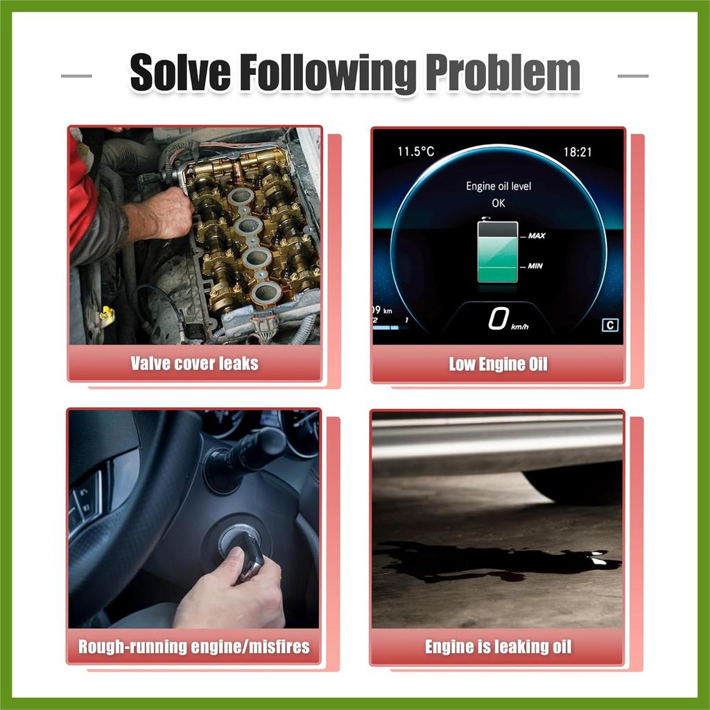 1 Set 12341-PR4-A00 Engine Valve Cover Gasket for Honda CR-V L4 2.0L 1997-2001 for Acura Integra L4 1.8L 1990-2001 Vehicle Components